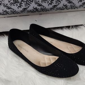 Black Ballet Flats